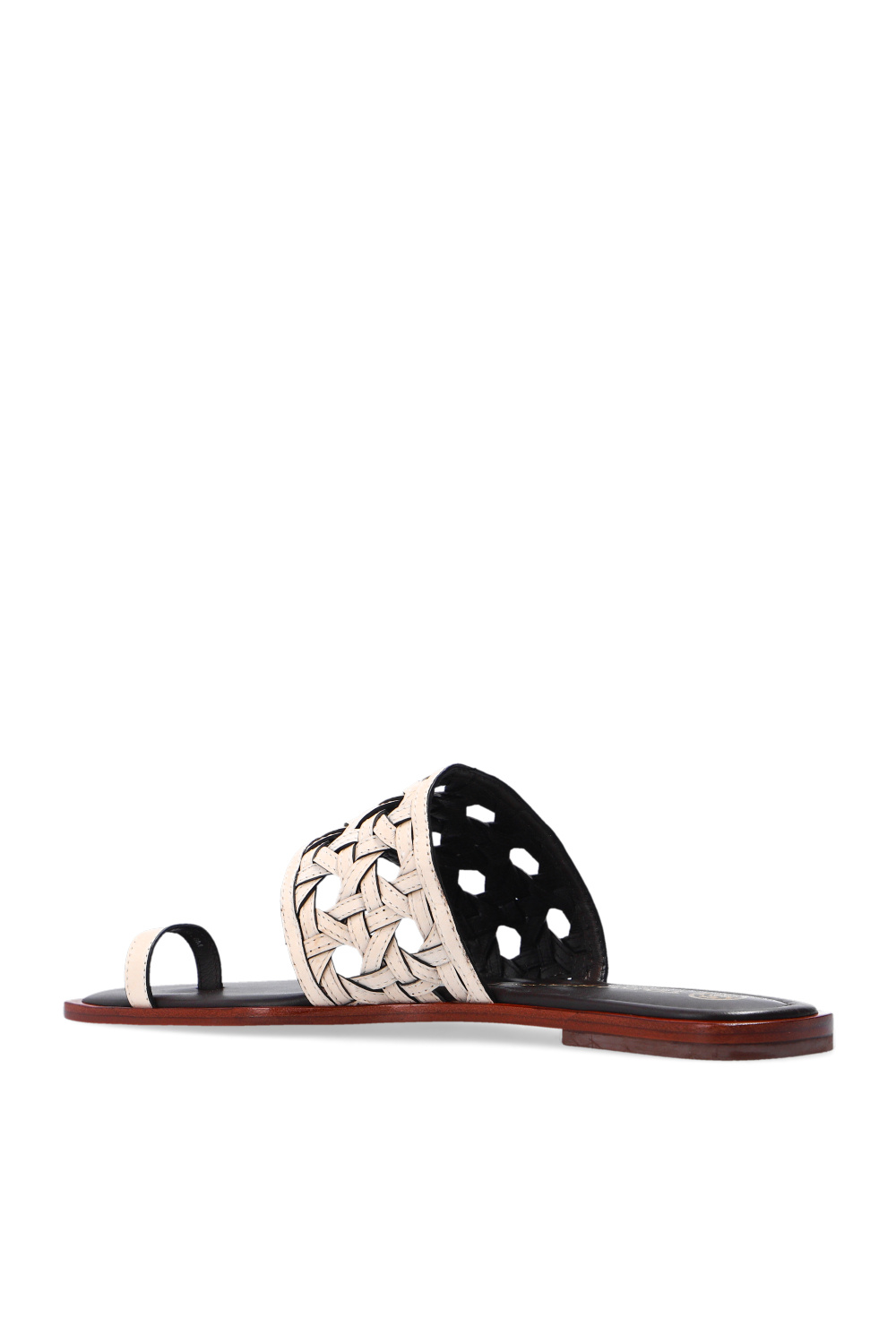 Tory Burch 'Basketweave' open-toe slides | Women's Shoes | IetpShops